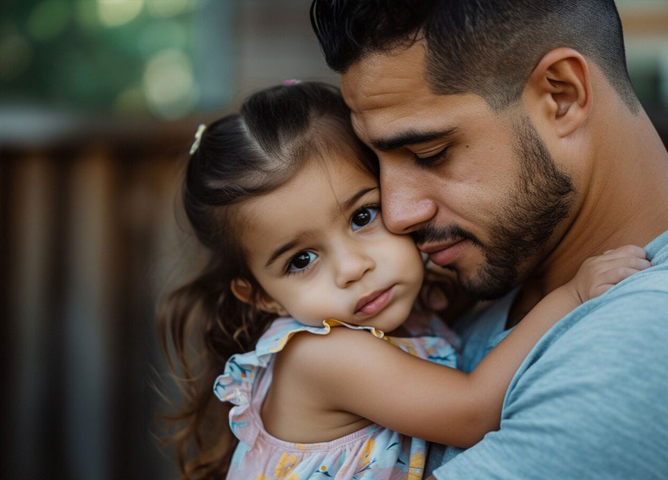 foster child with foster parents
