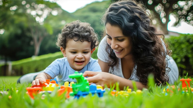 foster child with foster parents